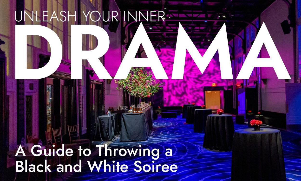 Unleash Your Inner Drama: A Guide to Throwing a Black and White Soiree